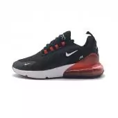 nike air max 270 homem trainers soldes black top red